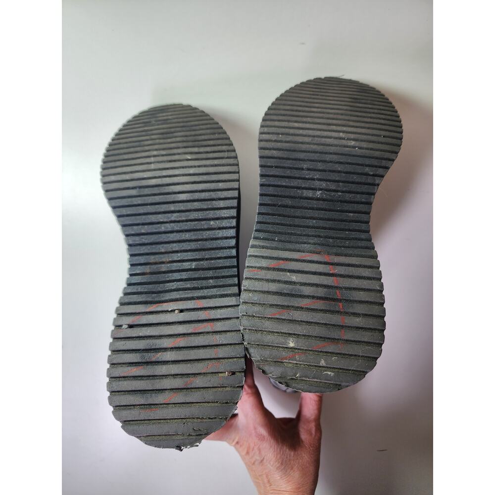 MADDEN GIRL Black Pull On Chunky Emo Goth Ankle Boots SZ 9M - Picture 6 of 9